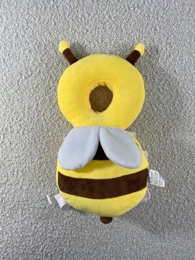 Yellow Bee Plush Head Support Toy for Kids  one size